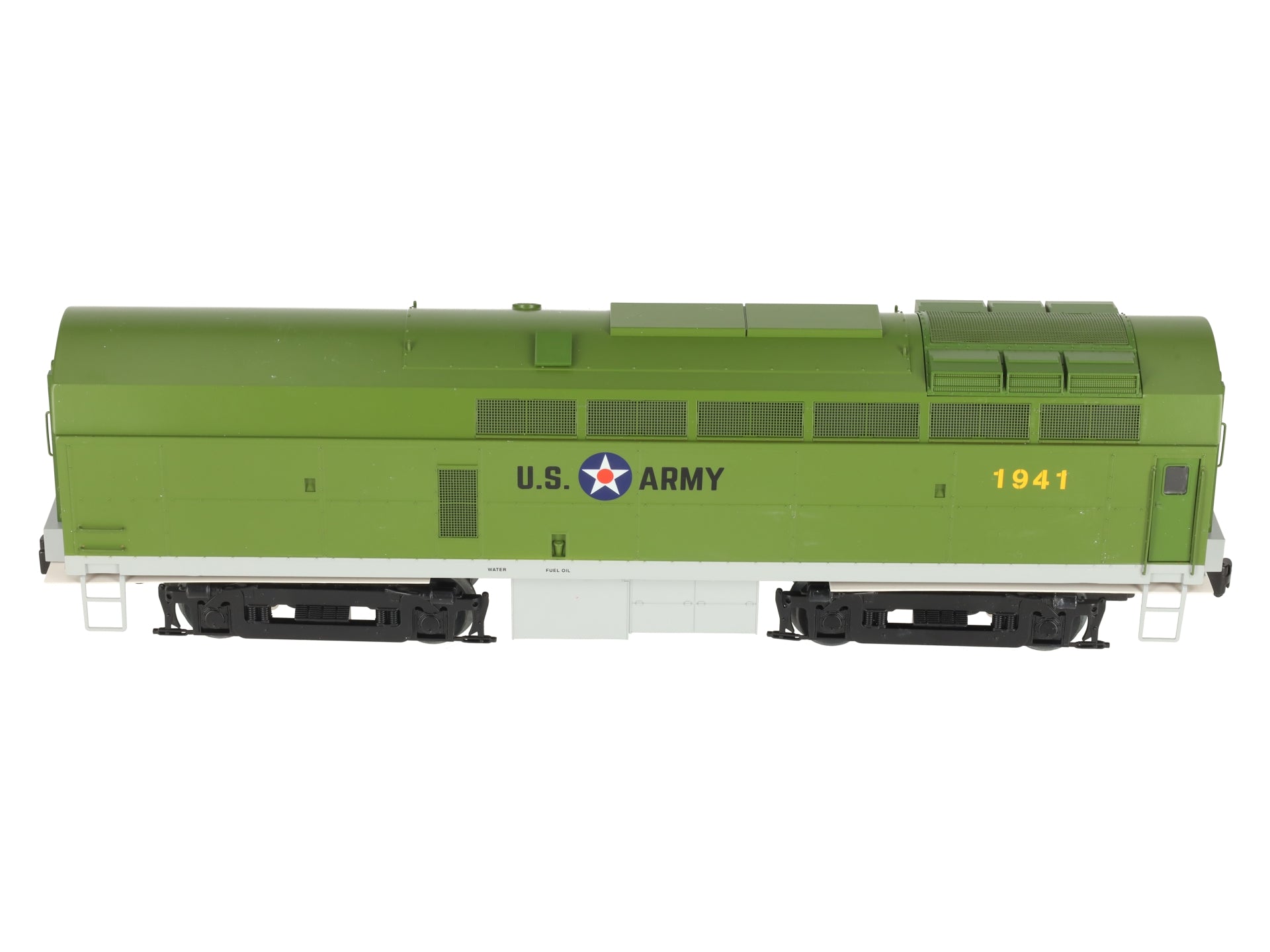 Lionel 2133289 O US Army SuperBass LEGACY Sharknose B-Unit Diesel Engine #1941 EX/Box