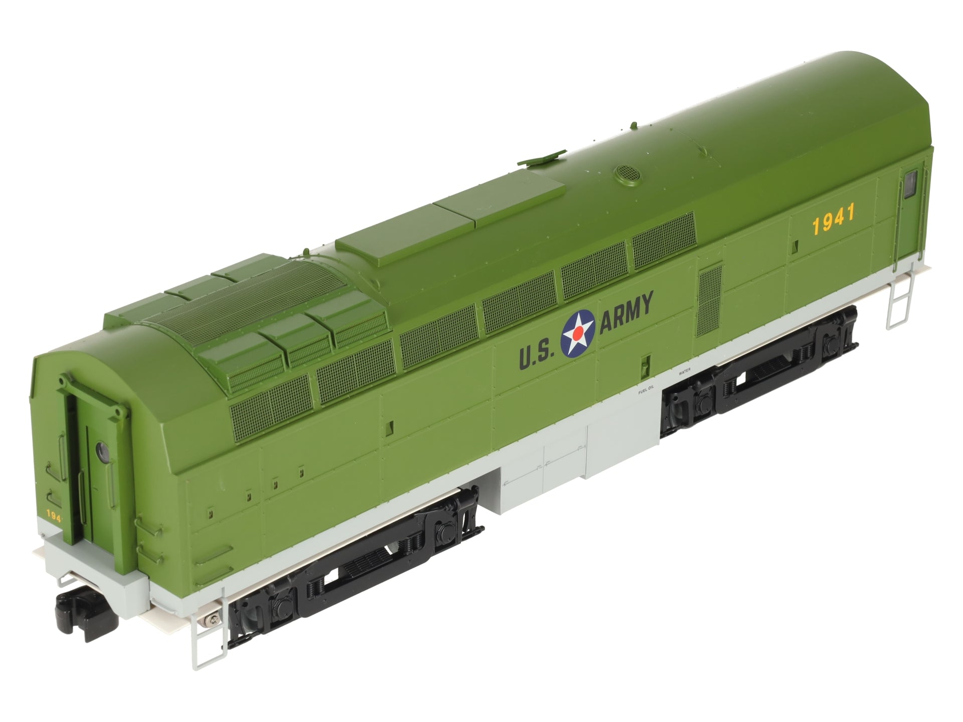 Lionel 2133289 O US Army SuperBass LEGACY Sharknose B-Unit Diesel Engine #1941 EX/Box