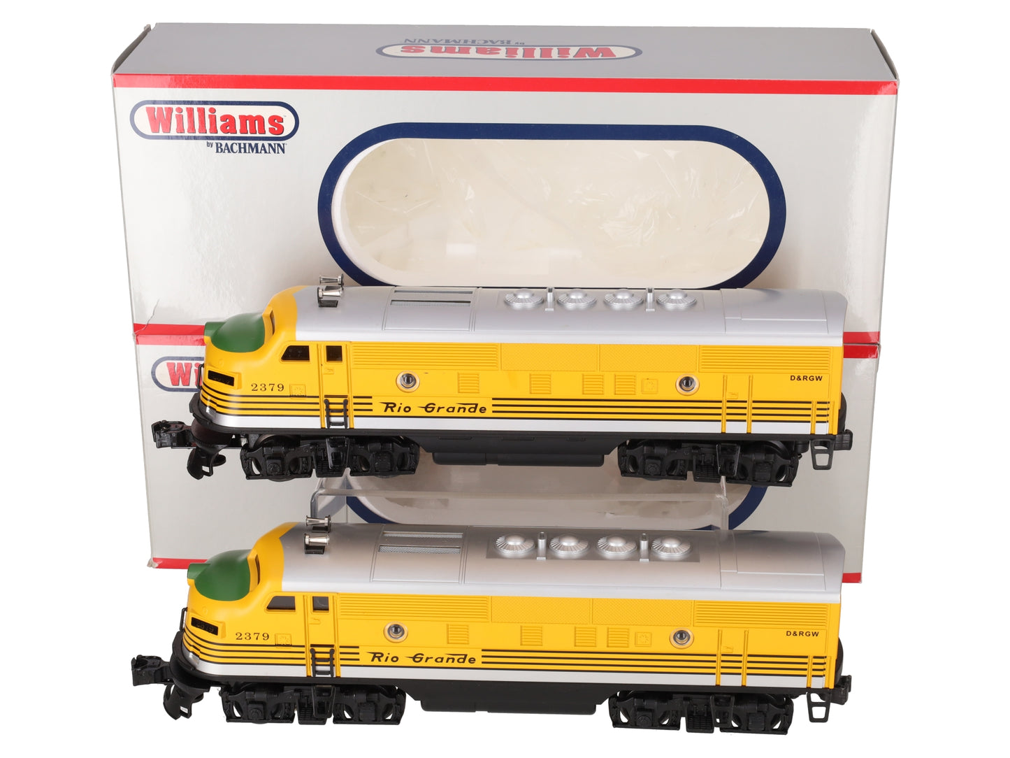 Williams 20187 "O" Rio Grande F-3 A-A Powered & Dummy Locomotive Set EX/Box