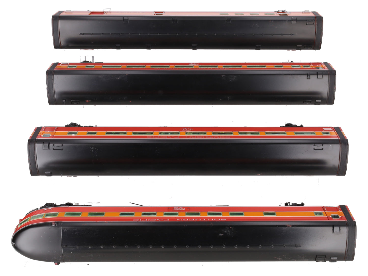 Lionel 6-35445 O SP Shasta Daylight 18" Passenger Car (Pack of 4)/Box