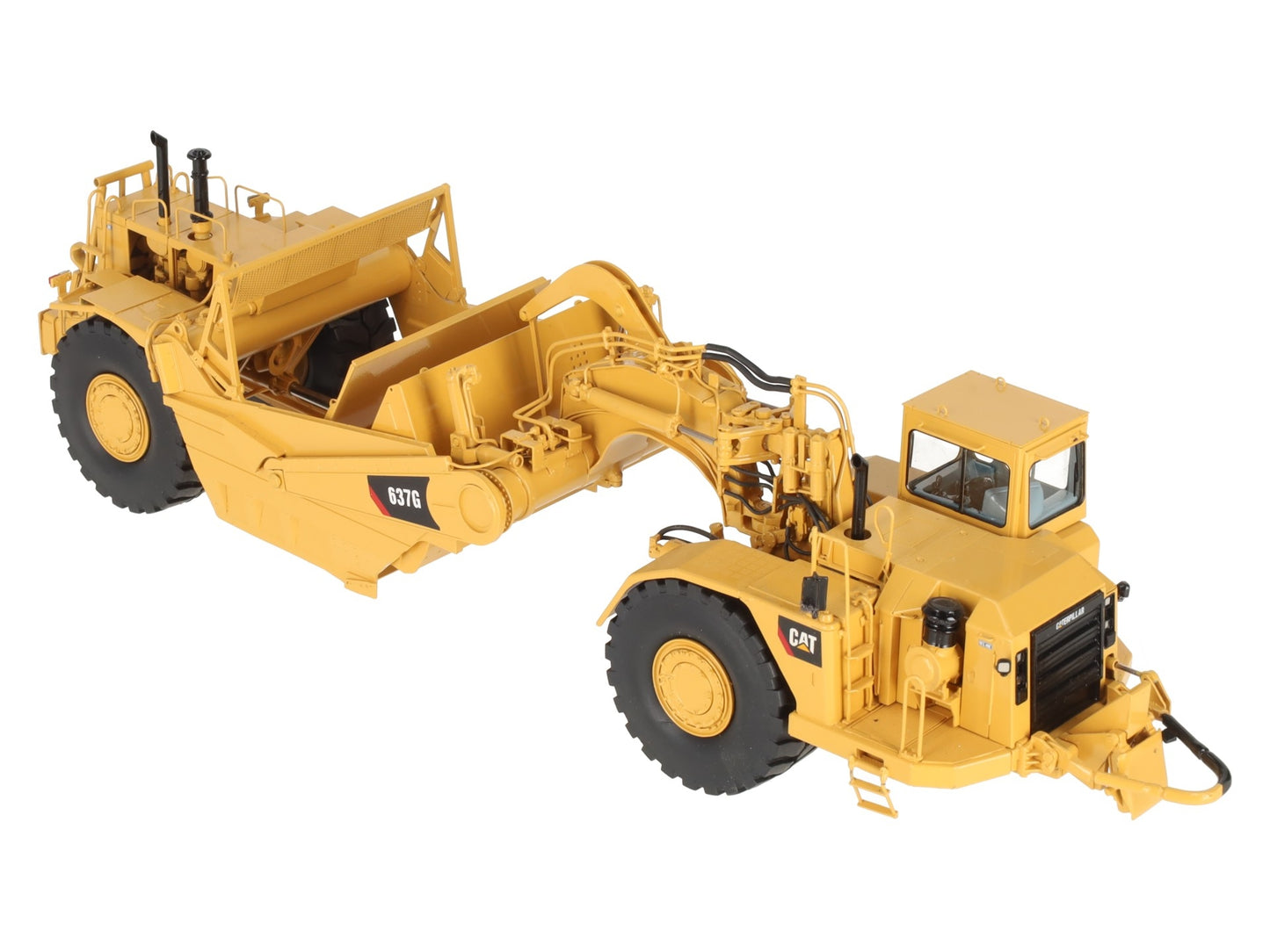 CCM 637G 1:48 Scale Diecast Brass CAT Push-Pull Scraper LN/Box
