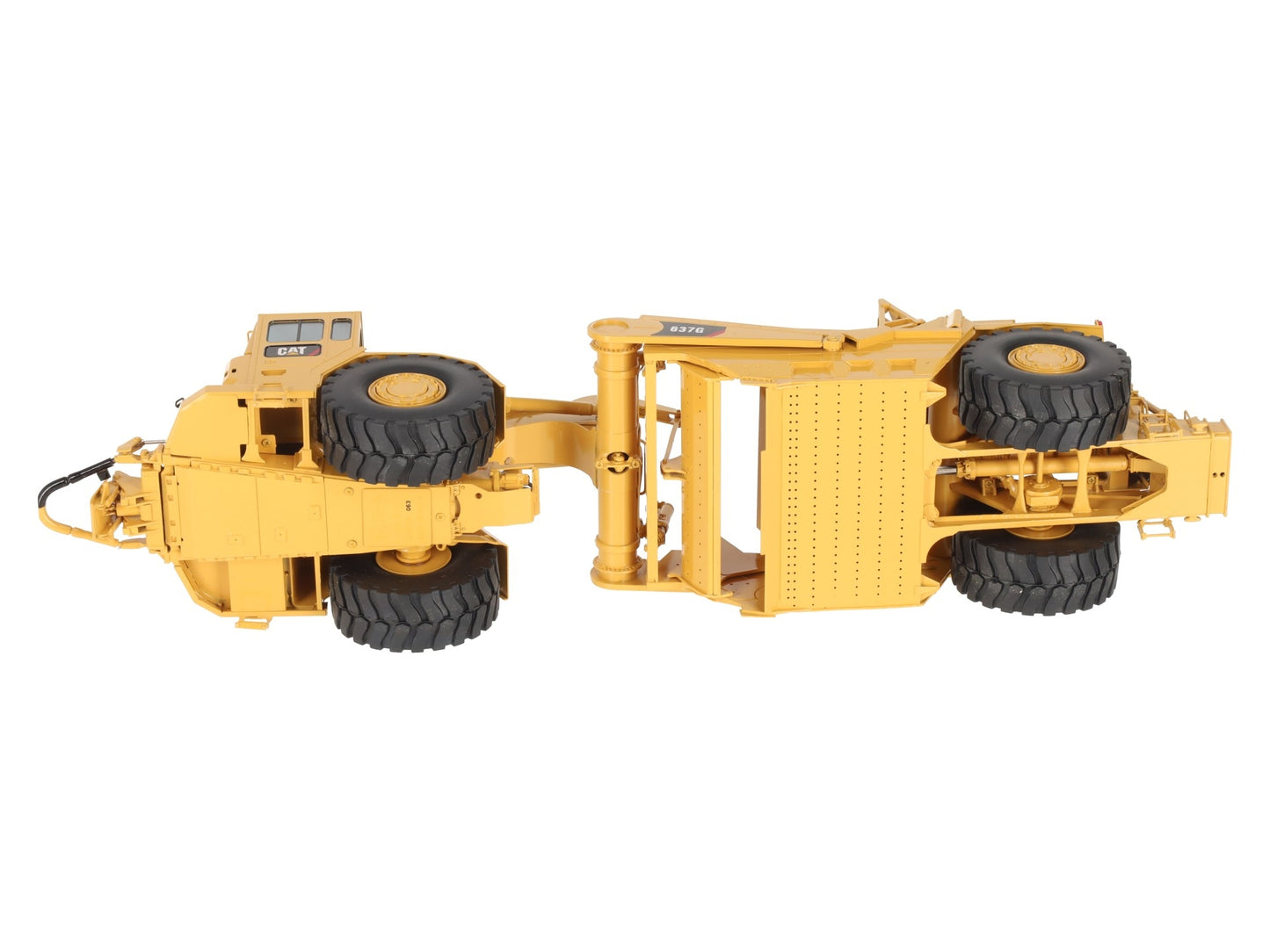 CCM 637G 1:48 Scale Diecast Brass CAT Push-Pull Scraper LN/Box