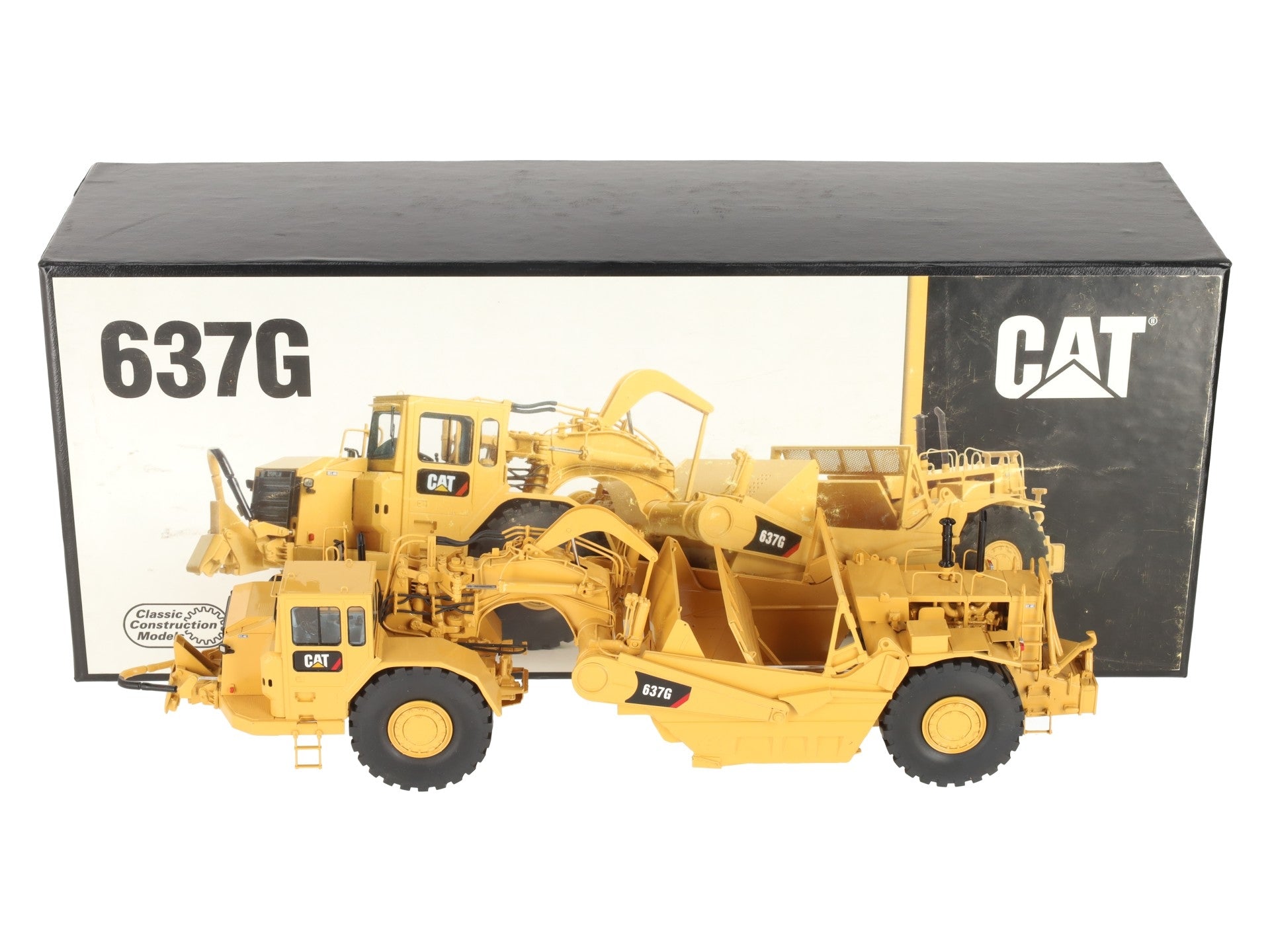 CCM 637G 1:48 Scale Diecast Brass CAT Push-Pull Scraper LN/Box