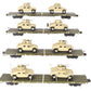 MTH 20-92274 O U.S. Army 4-Car 60' Flat Car Set w/(2) Humvee Vehicles VG/Box