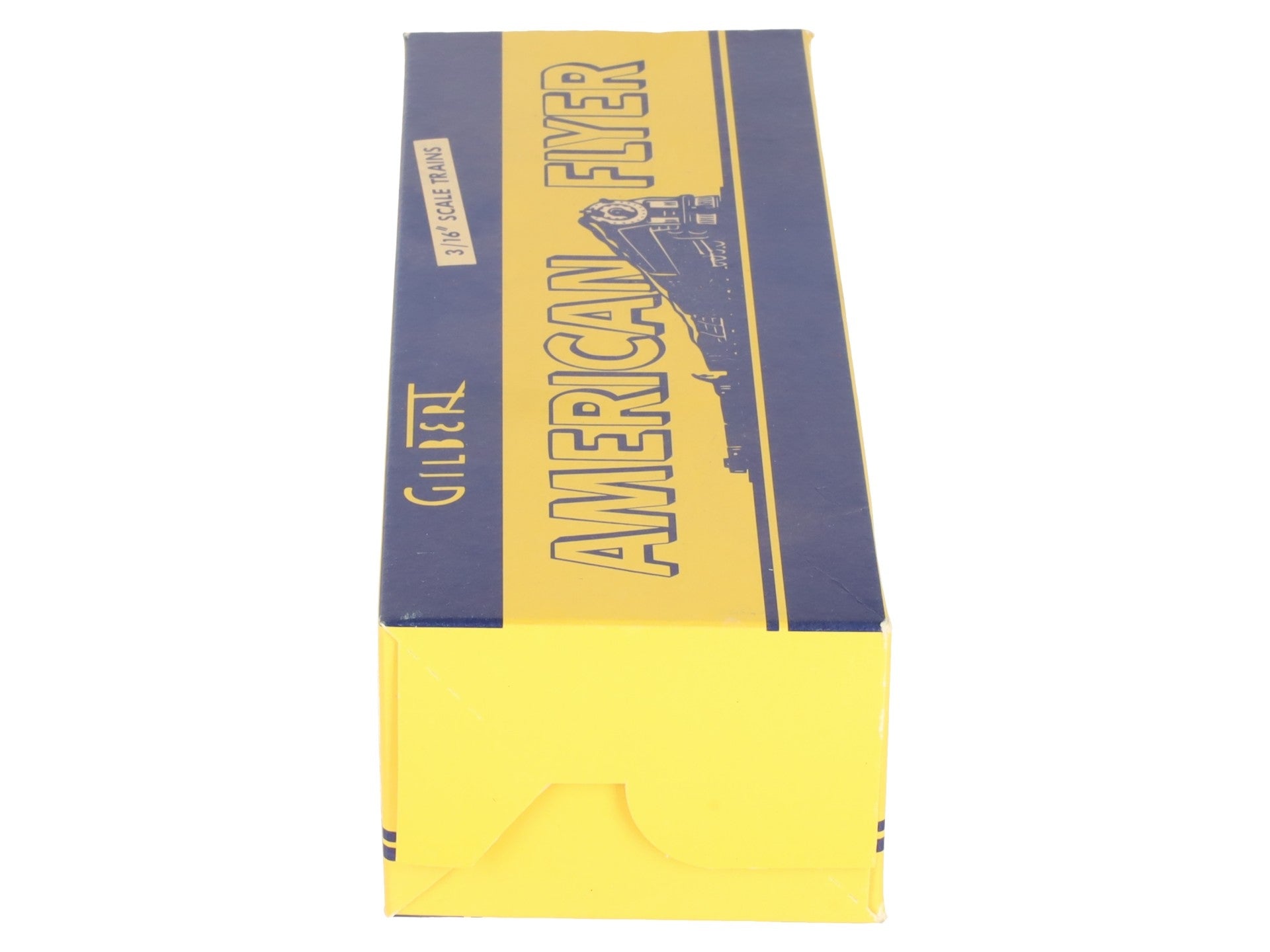 American Flyer 24574 Vintage S USAF Blue Yellow Rocket Fuel Transport Car VG/Box