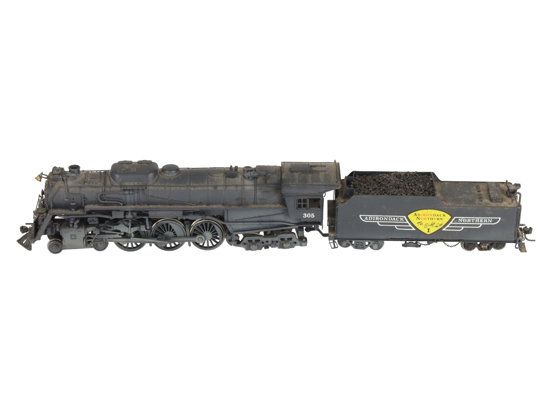 Gem Olympia HO BRASS 4-6-4 Steam Locomotive & Tender #305- Painted