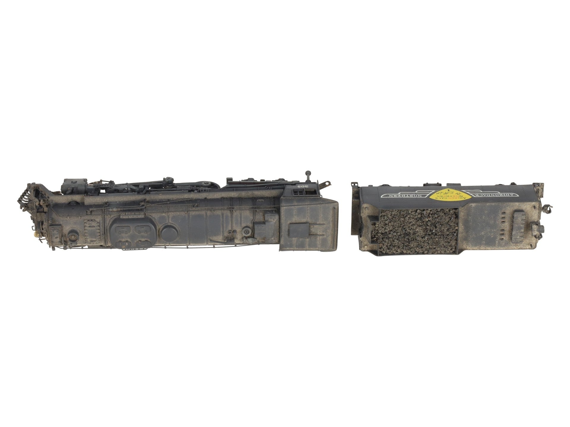Gem Olympia HO BRASS 4-6-4 Steam Locomotive & Tender #305- Painted