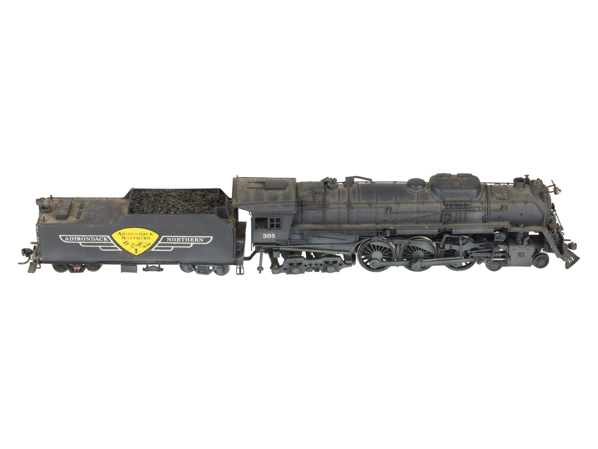 Gem Olympia HO BRASS 4-6-4 Steam Locomotive & Tender #305- Painted