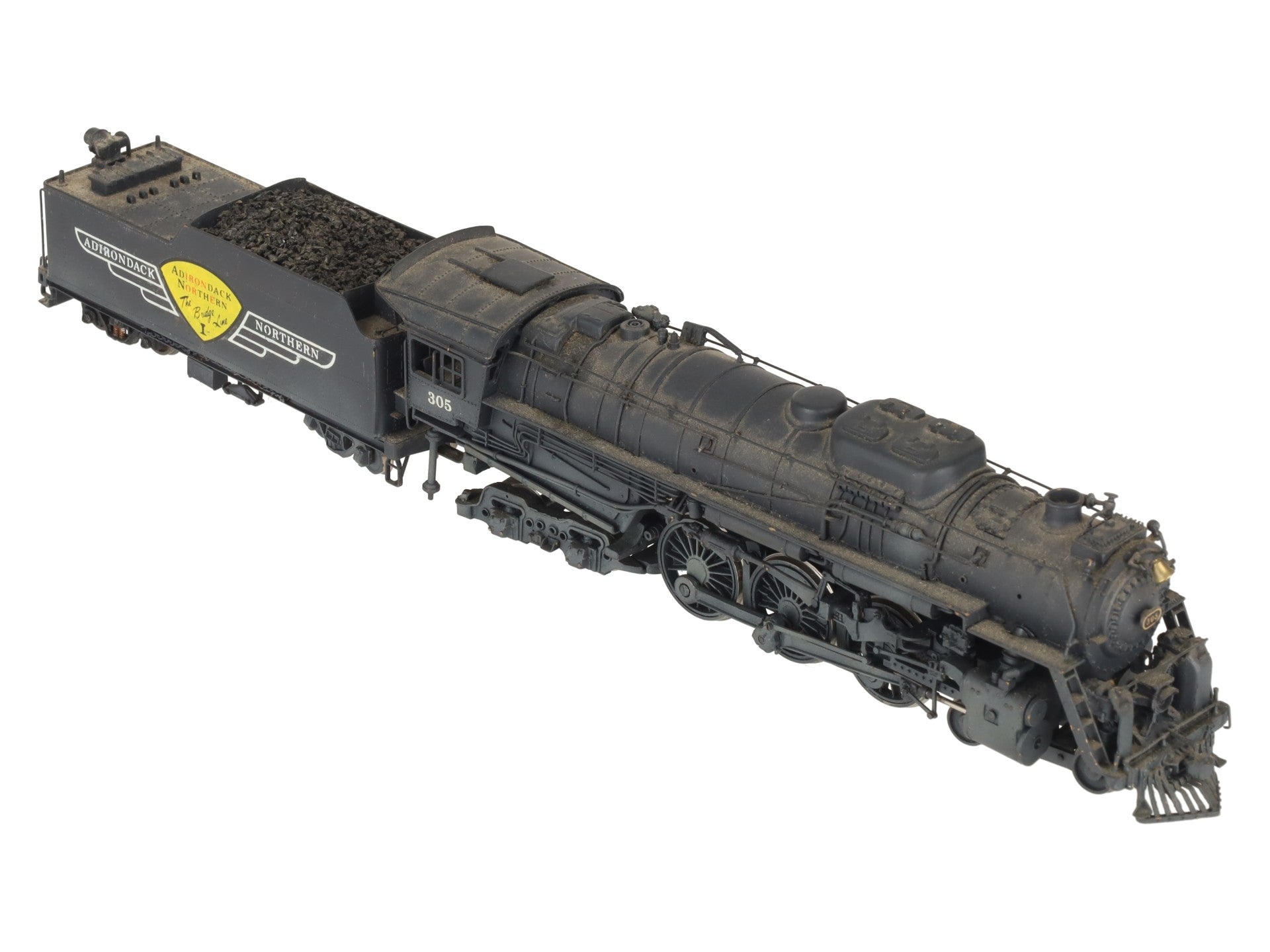 Gem Olympia HO BRASS 4-6-4 Steam Locomotive & Tender #305- Painted