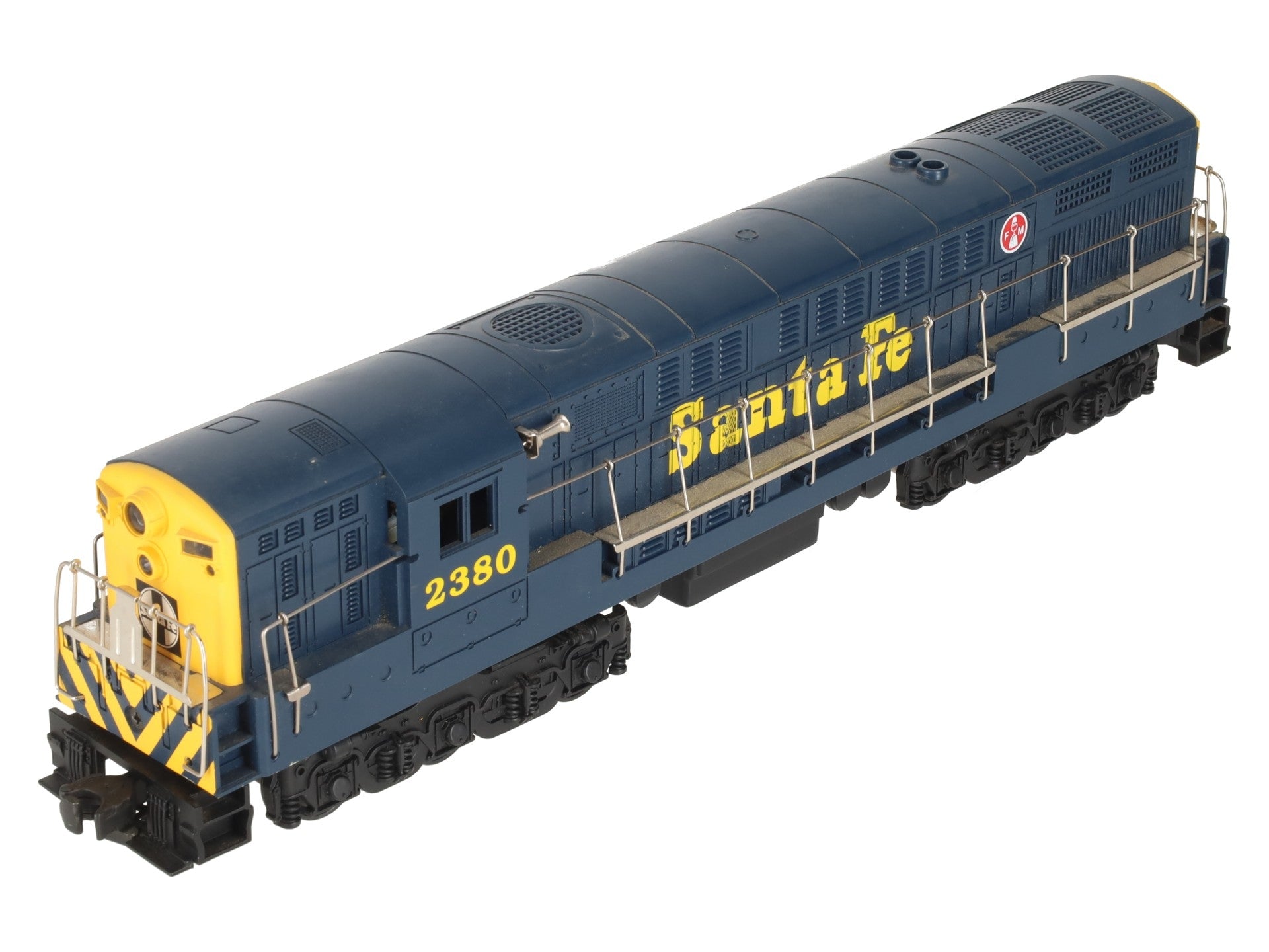 FM Trainmaster O Scale Santa Fe Diesel Locomotive #2380 EX