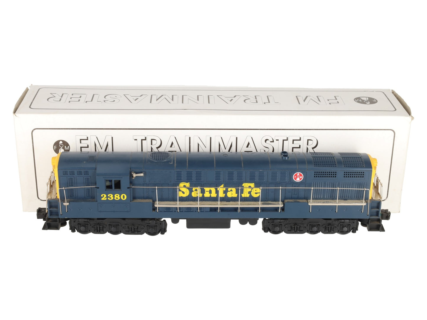 FM Trainmaster O Scale Santa Fe Diesel Locomotive #2380 EX