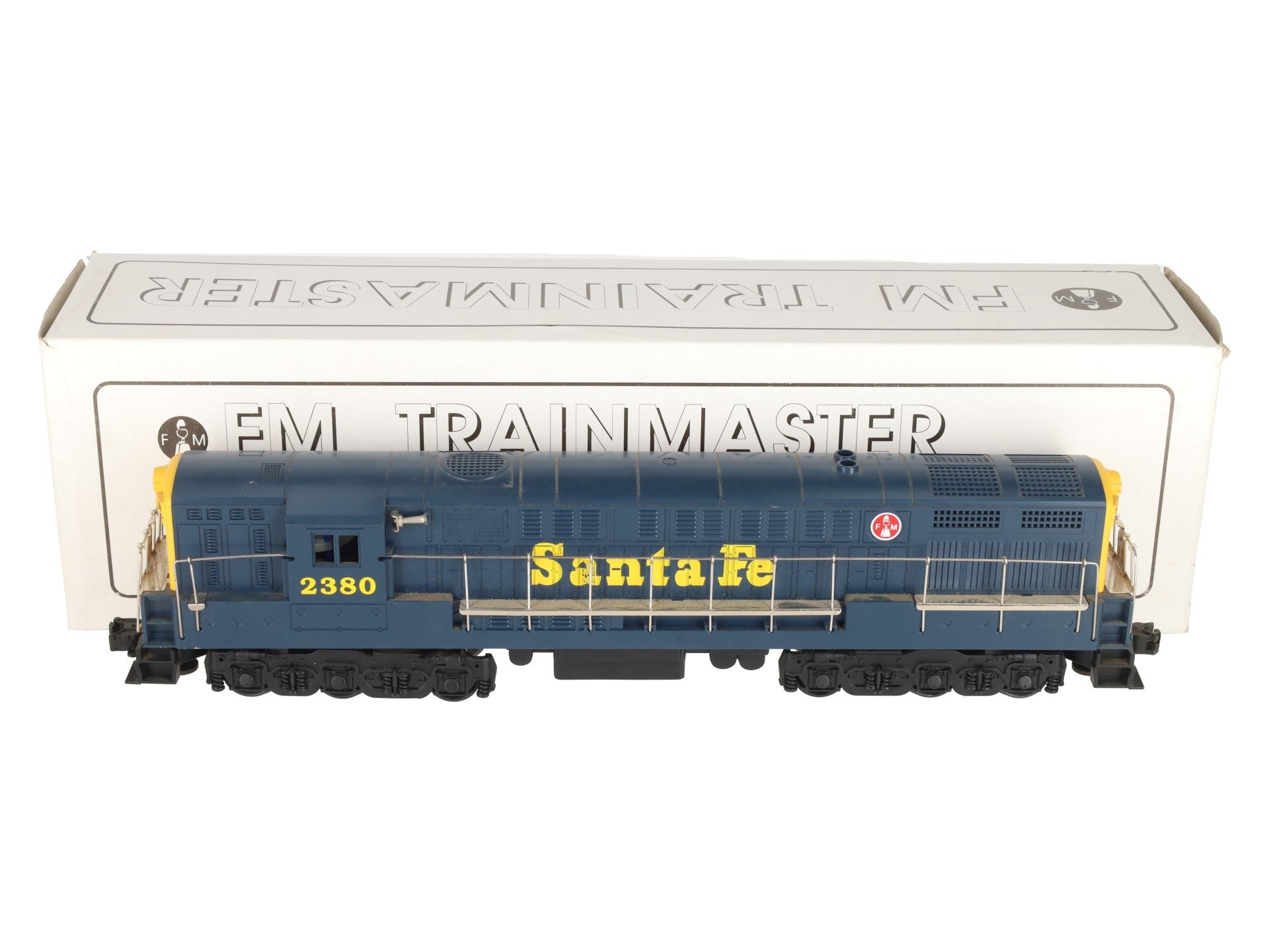 FM Trainmaster O Scale Santa Fe Diesel Locomotive #2380 EX