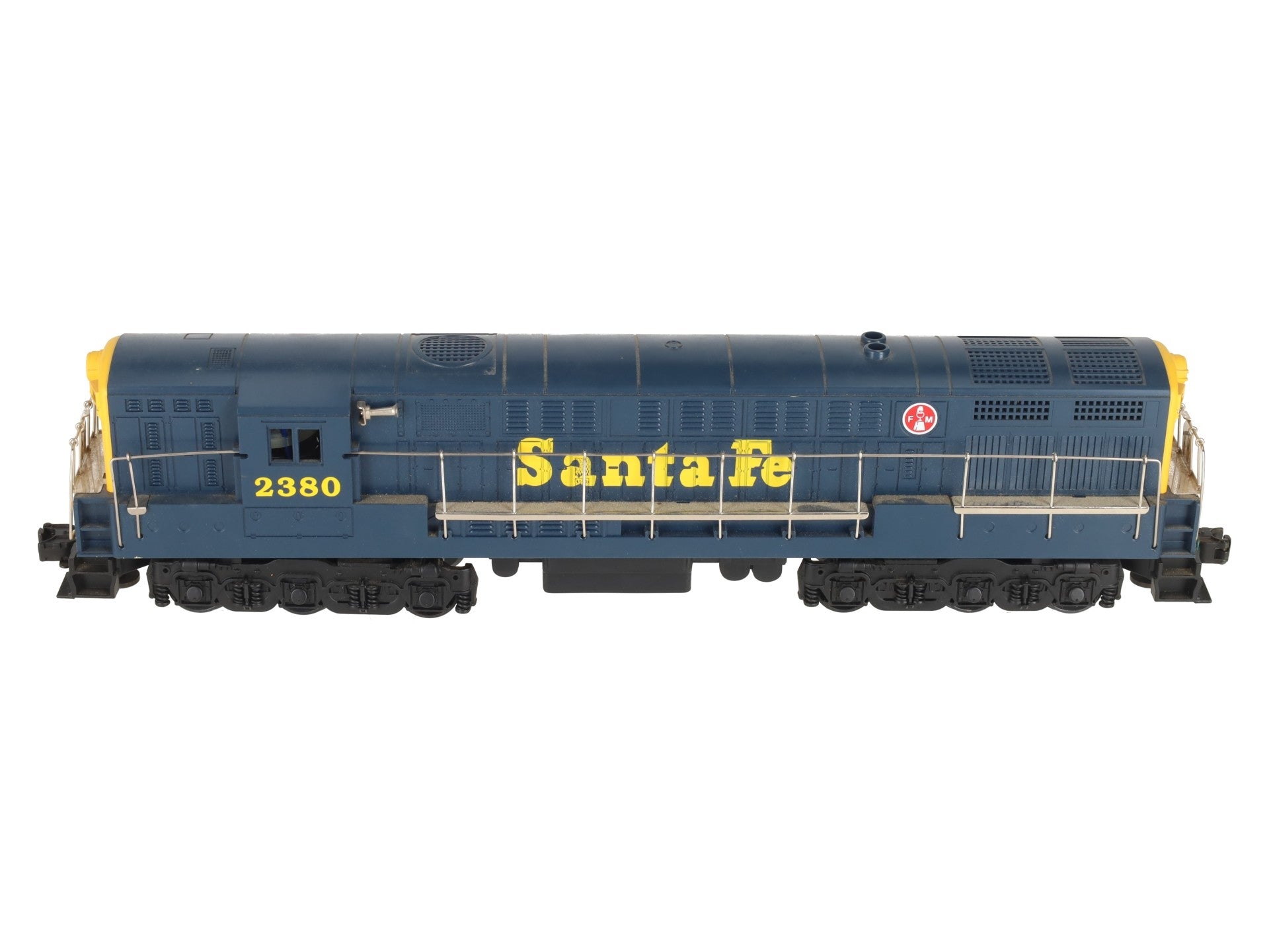 FM Trainmaster O Scale Santa Fe Diesel Locomotive #2380 EX