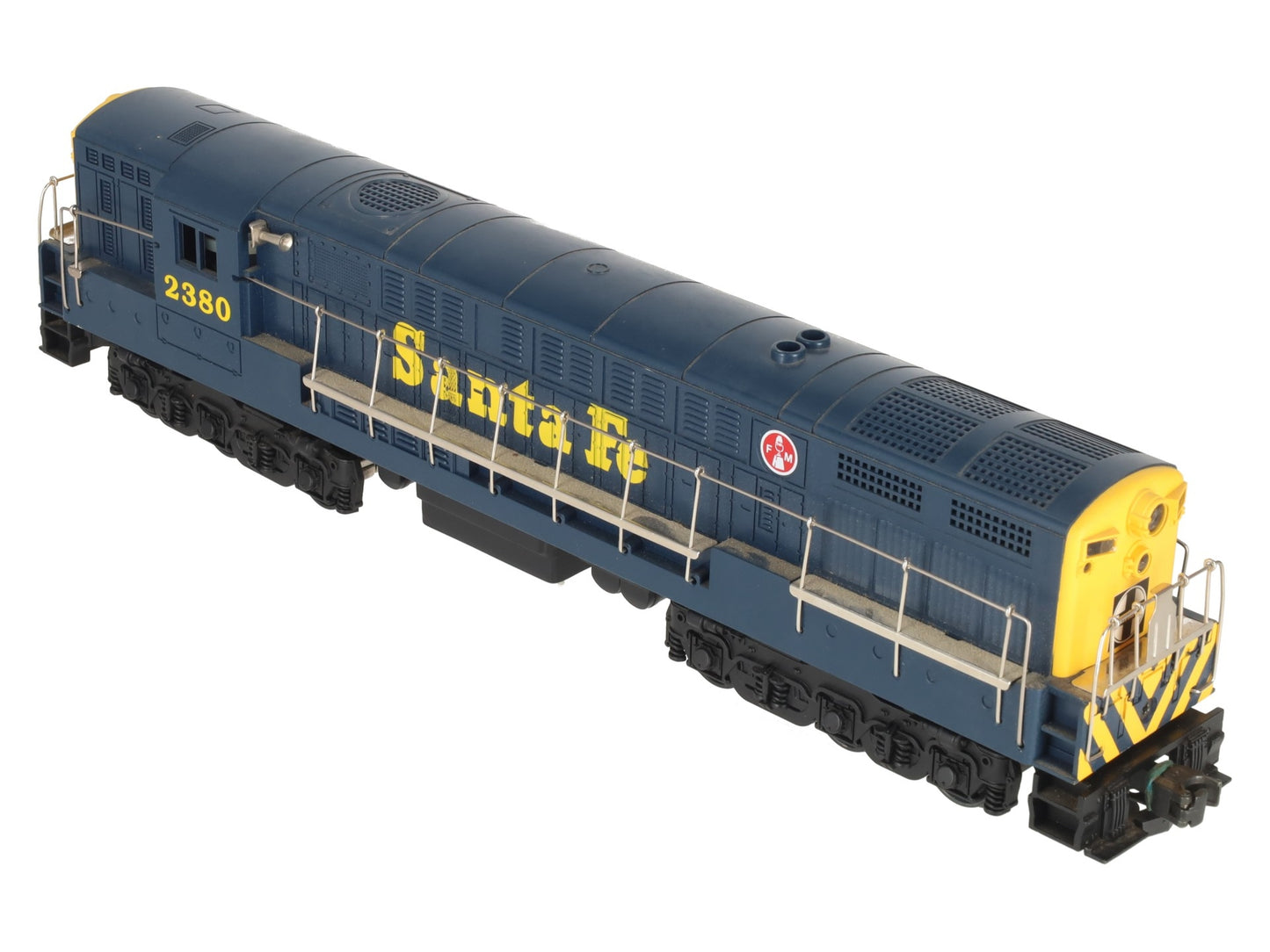 FM Trainmaster O Scale Santa Fe Diesel Locomotive #2380 EX