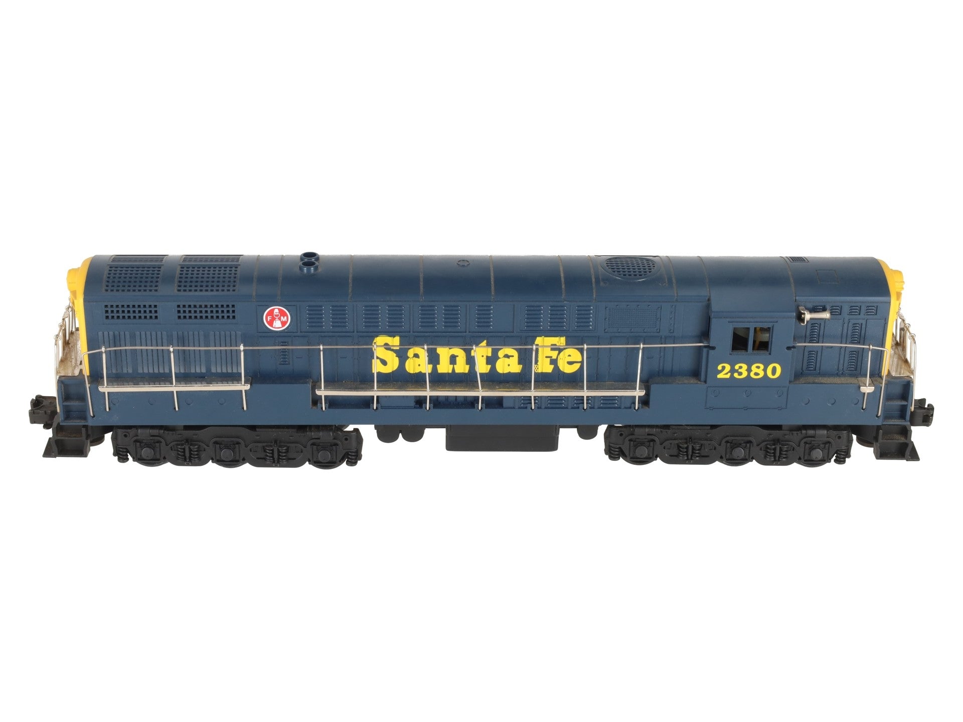 FM Trainmaster O Scale Santa Fe Diesel Locomotive #2380 EX