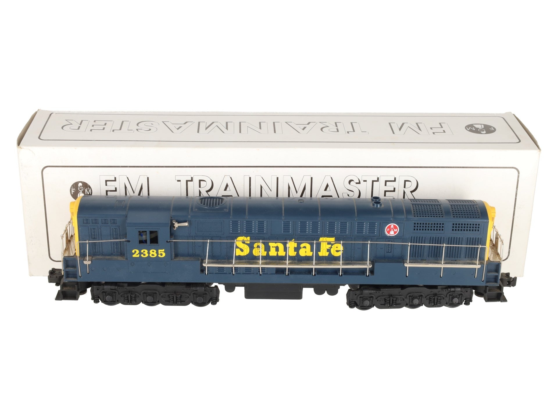 FM Trainmaster O Scale Santa Fe Diesel Locomotive #2385 EX