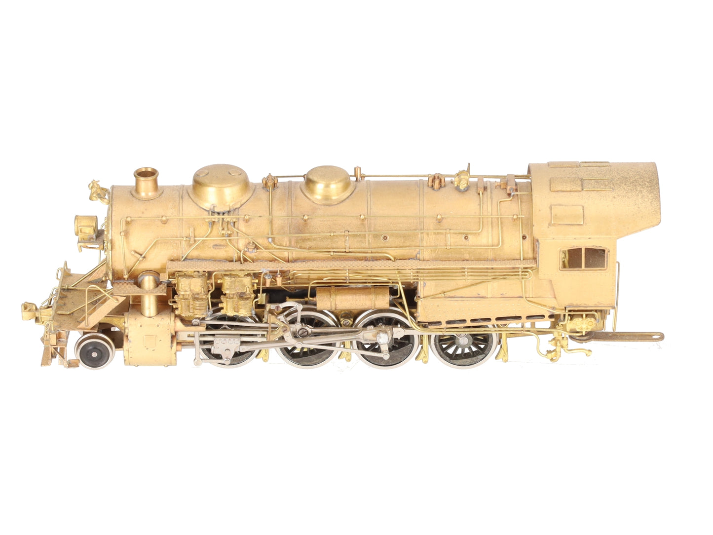 HO Scale BRASS 2-8-0 Steam Locomotive- Unpainted VG