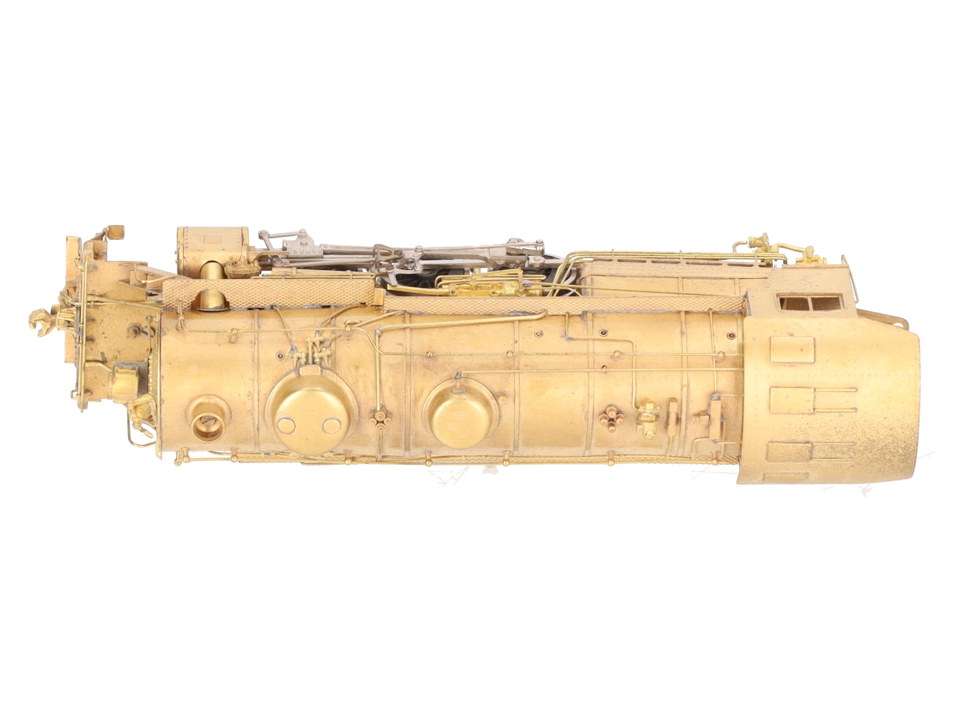 HO Scale BRASS 2-8-0 Steam Locomotive- Unpainted VG
