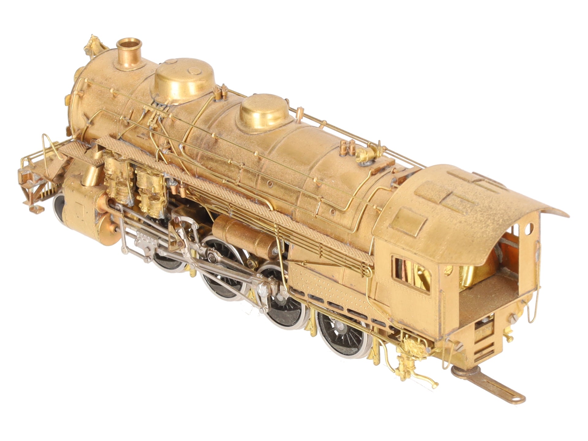 HO Scale BRASS 2-8-0 Steam Locomotive- Unpainted VG