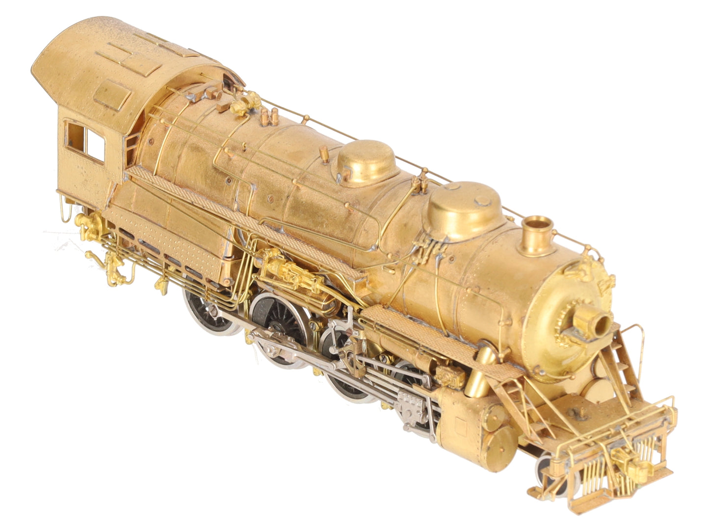 HO Scale BRASS 2-8-0 Steam Locomotive- Unpainted VG