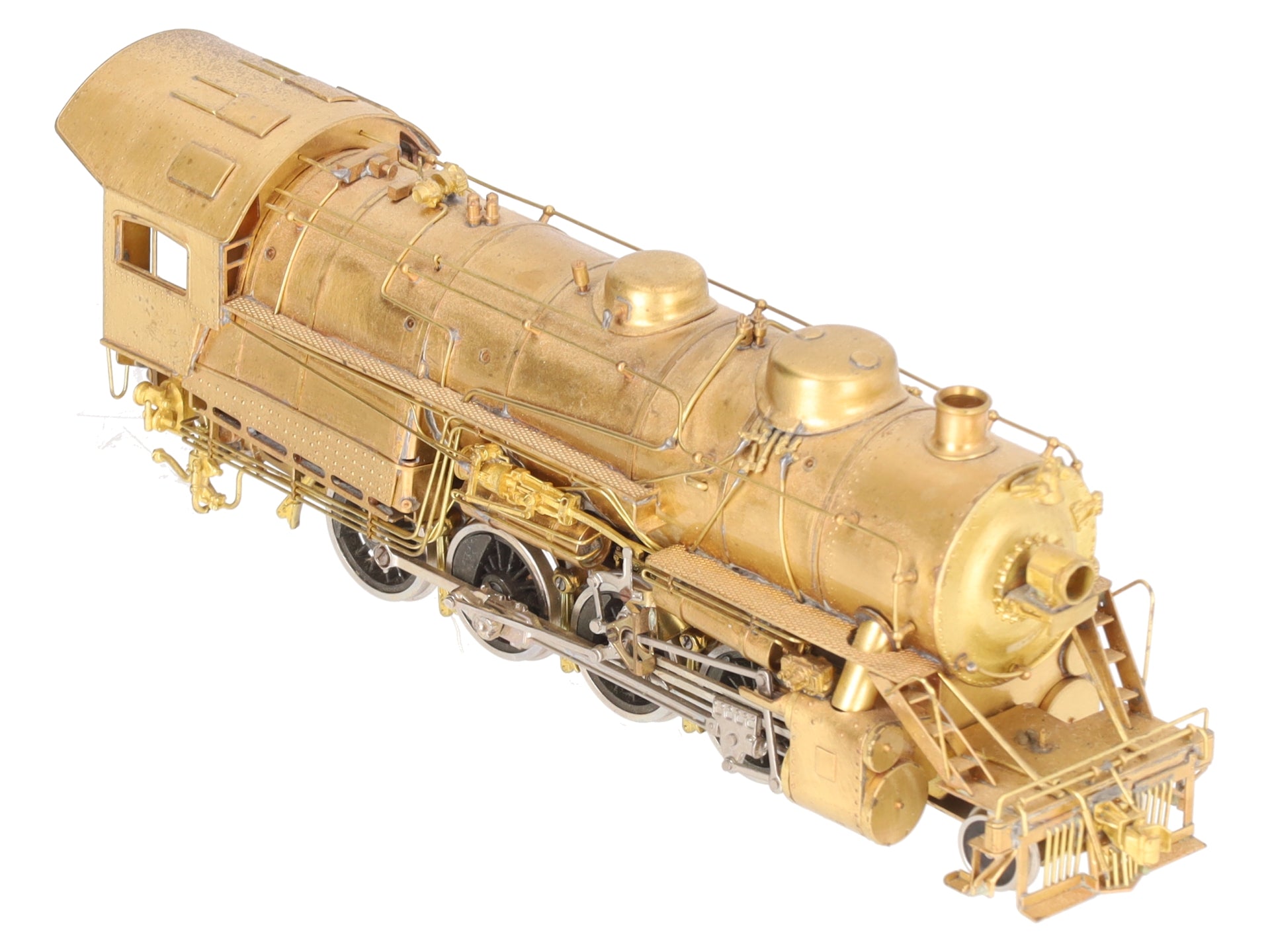 HO Scale BRASS 2-8-0 Steam Locomotive- Unpainted VG