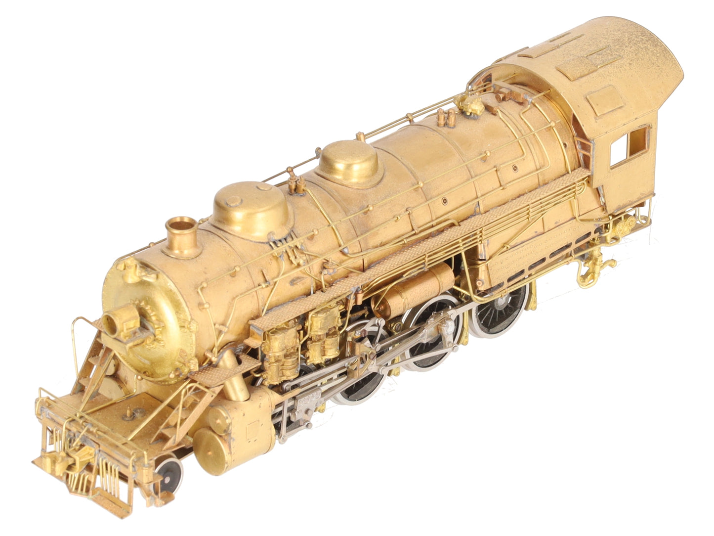 HO Scale BRASS 2-8-0 Steam Locomotive- Unpainted VG