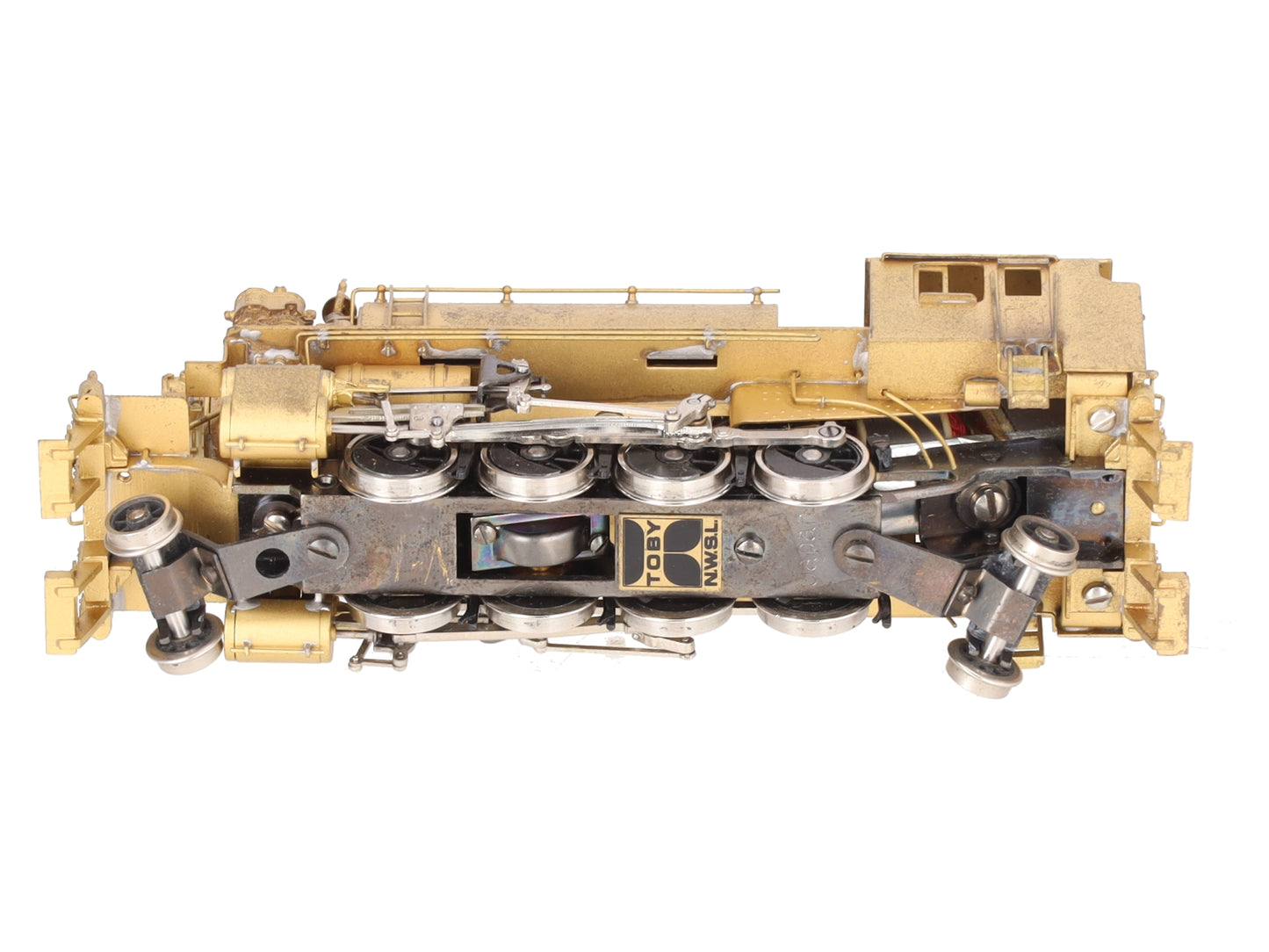Toby HO BRASS 2-8-2 Shortline "Minarets" Steam Locomotive- Unpainted VG