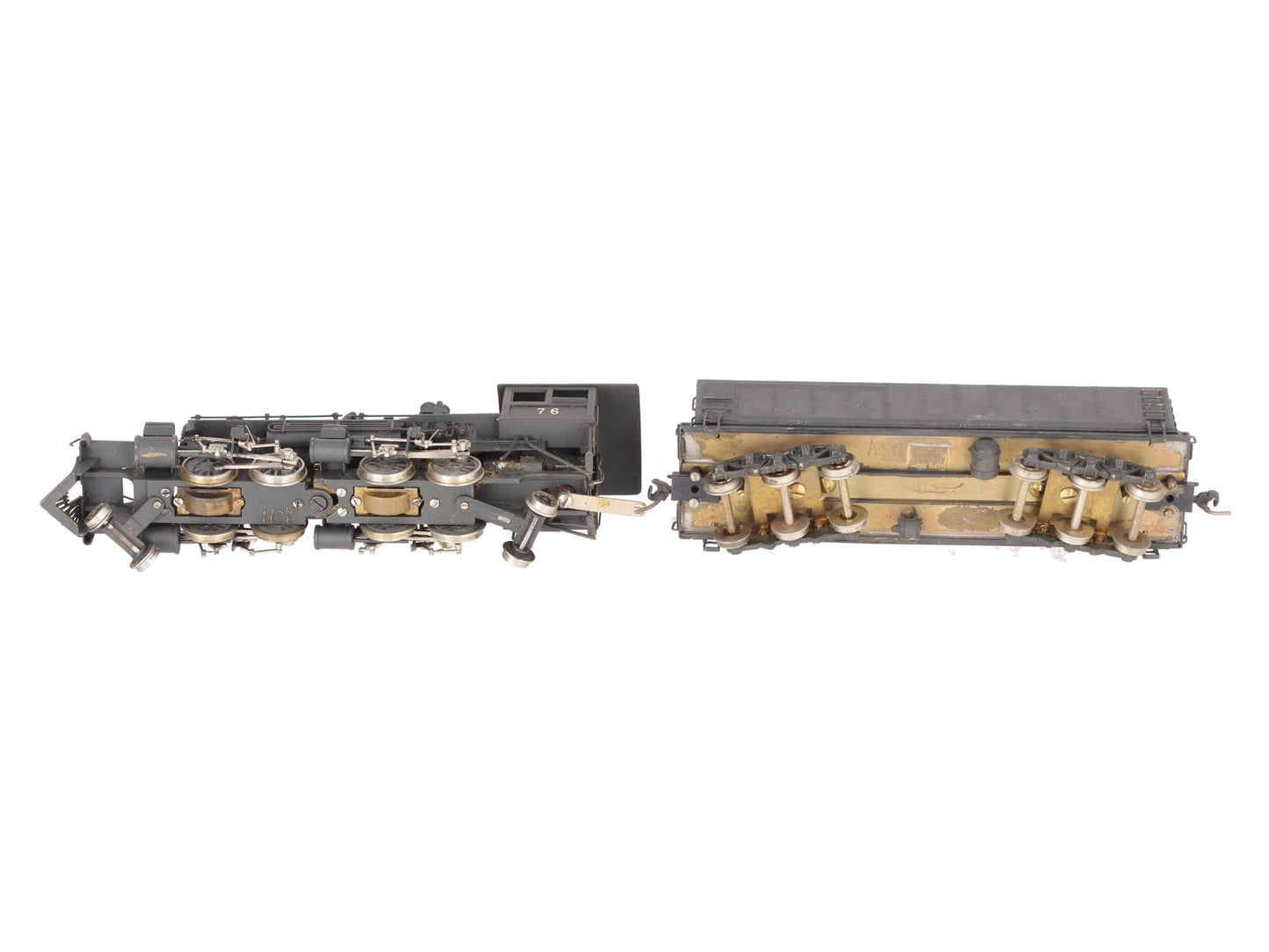 Akane HO Scale BRASS Baldwin 2-4-4-2 Steam Locomotive & Tender- Painted