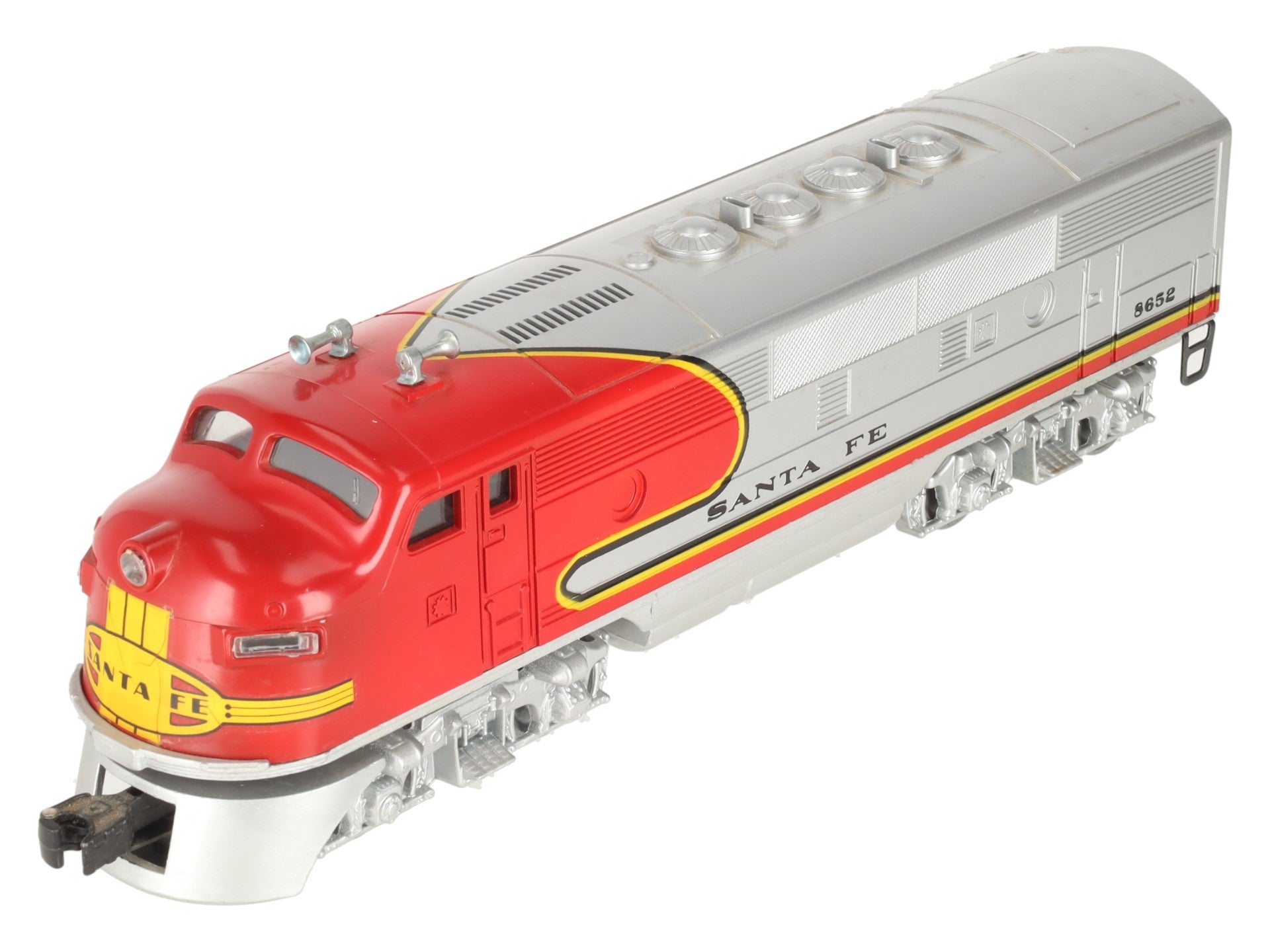 Lionel 6-8652 O Gauge Santa Fe F3 A-Unit Powered Diesel Locomotive #8652 EX/Box