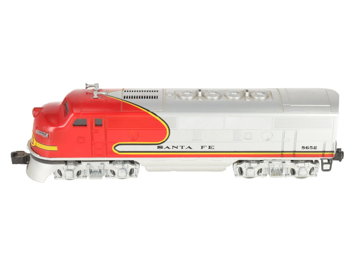 Lionel 6-8652 O Gauge Santa Fe F3 A-Unit Powered Diesel Locomotive #8652 EX/Box