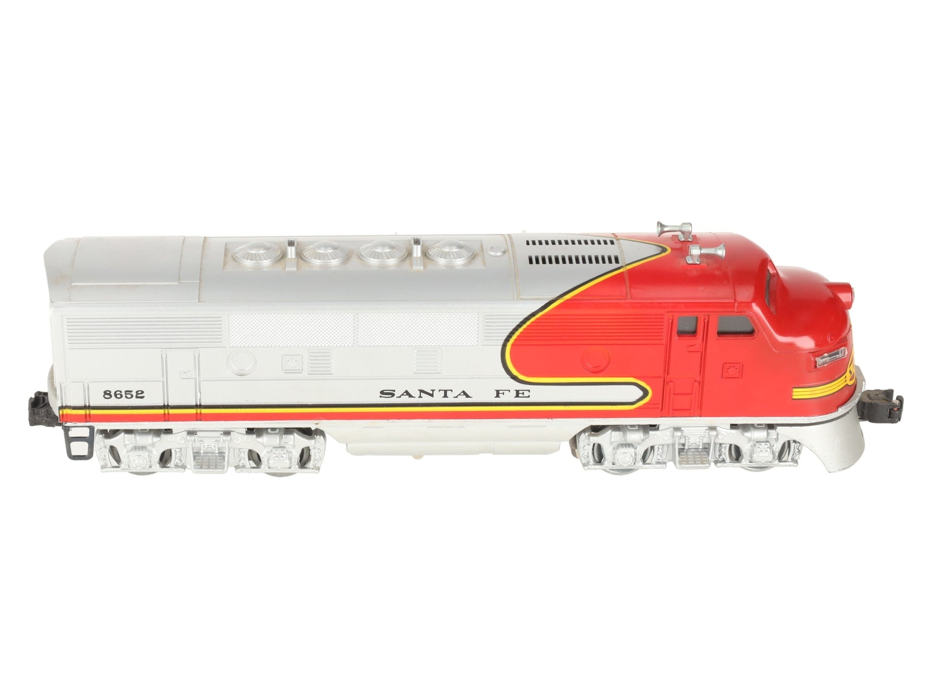Lionel 6-8652 O Gauge Santa Fe F3 A-Unit Powered Diesel Locomotive #8652 EX/Box