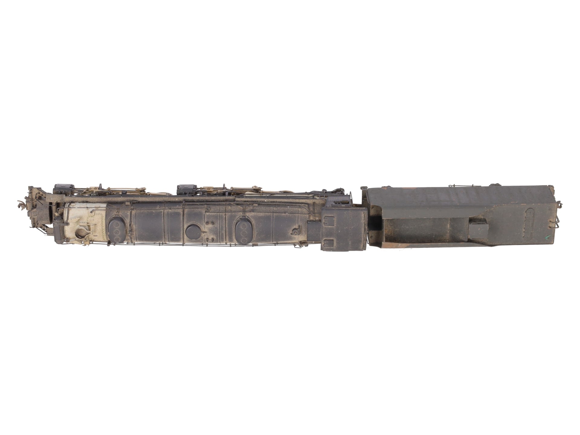 United Models L-125 HO BRASS D&RGW 2-8-8-2 Steam Loco & Tender- Painted