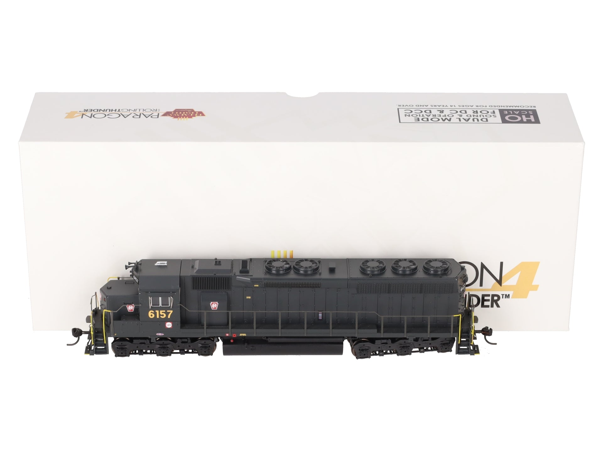 Broadway Limited 4290 HO PRR SD45 Diesel Locomotive Sound/DC #6157 EX/Box