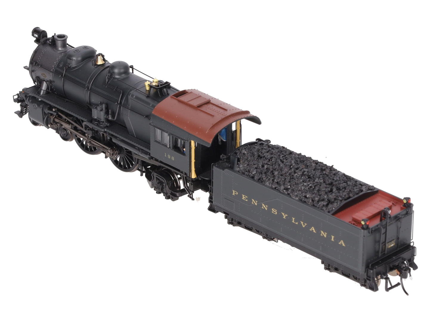 Broadway Limited 6705 HO PRR Post-war E6 4-4-2 Steam Locomotive #198 w/Sound EX/Box