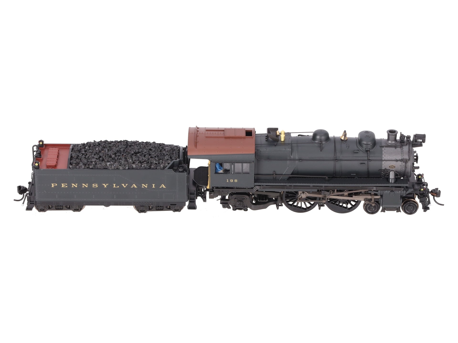 Broadway Limited 6705 HO PRR Post-war E6 4-4-2 Steam Locomotive #198 w/Sound EX/Box