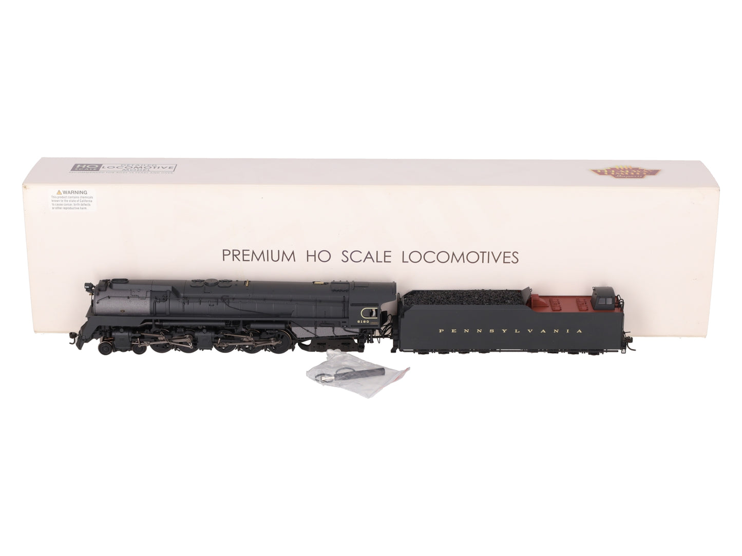 Broadway Limited 7802 HO PRR Q2 Duplex 4-4-6-4 Steam Locomotive w/ Tender #6180 EX/Box