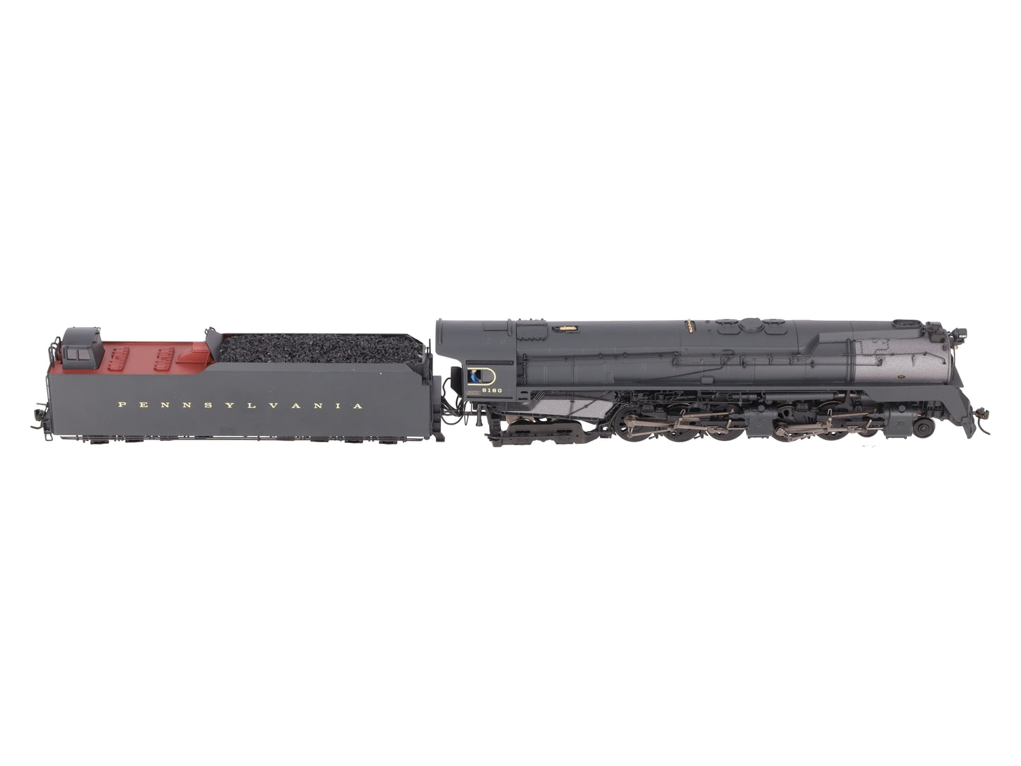 Broadway Limited 7802 HO PRR Q2 Duplex 4-4-6-4 Steam Locomotive w/ Tender #6180 EX/Box