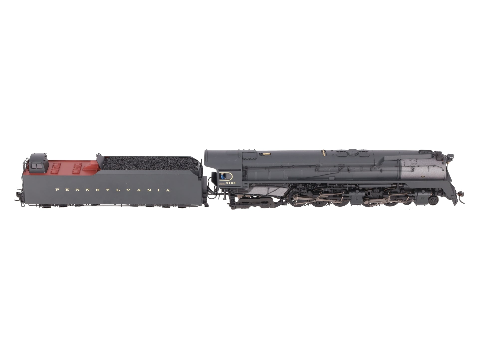Broadway Limited 7802 HO PRR Q2 Duplex 4-4-6-4 Steam Locomotive w/ Tender #6180 EX/Box