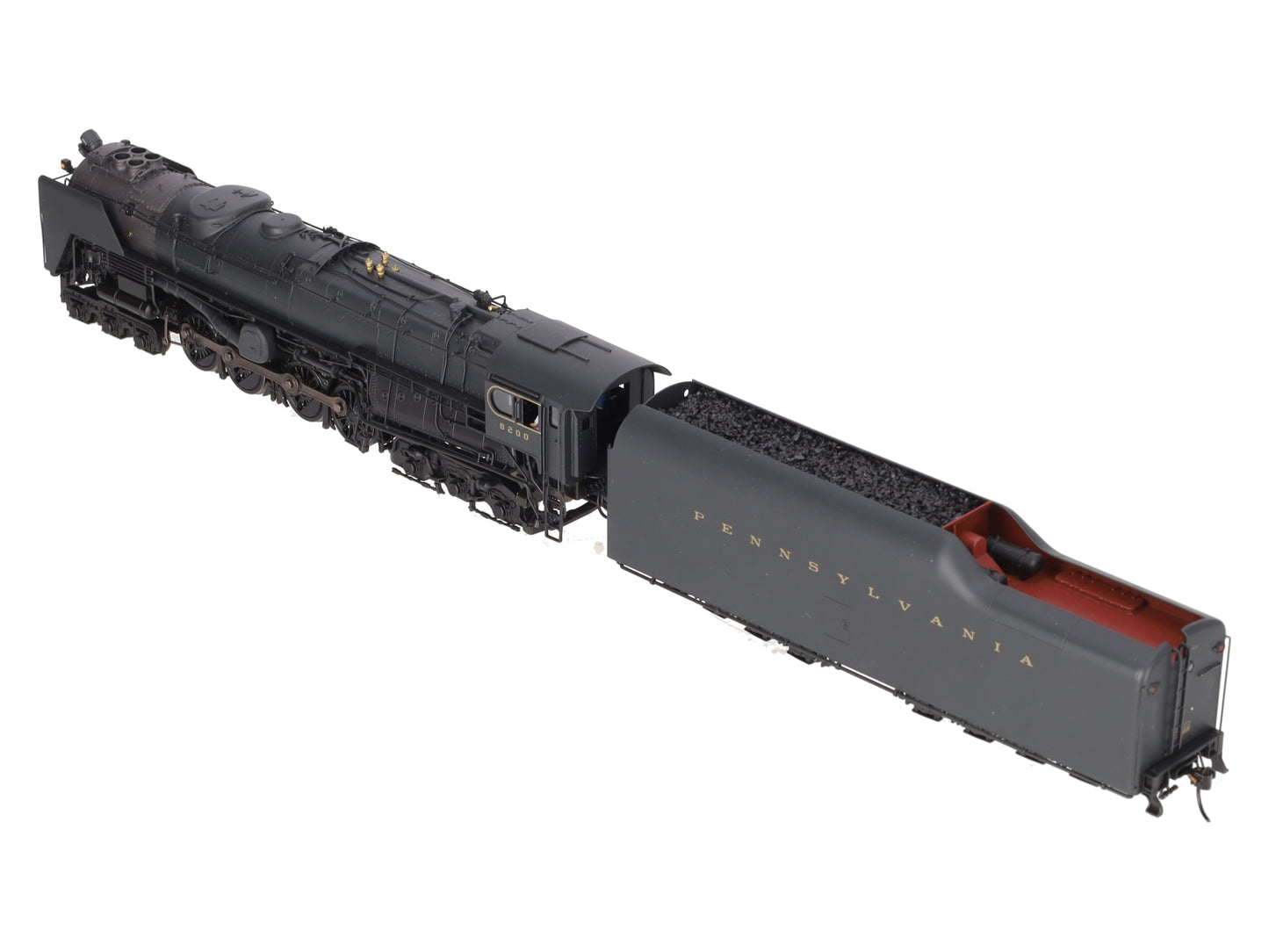 Broadway Limited 6186 HO PRR S2 6-8-6 Turbine Steam Locomotive w/Sound/DCC #6200 EX/Box