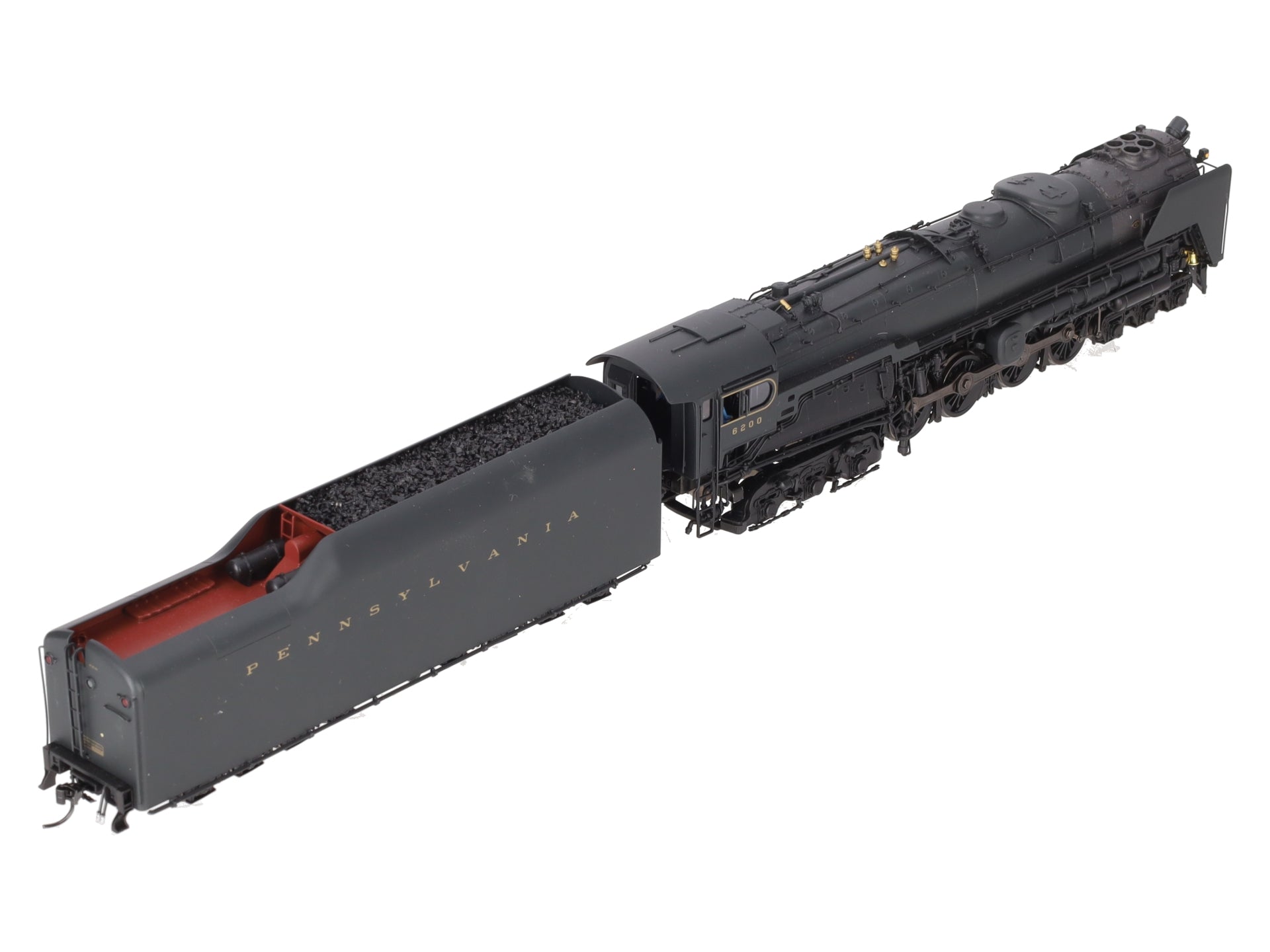 Broadway Limited 6186 HO PRR S2 6-8-6 Turbine Steam Locomotive w/Sound/DCC #6200 EX/Box