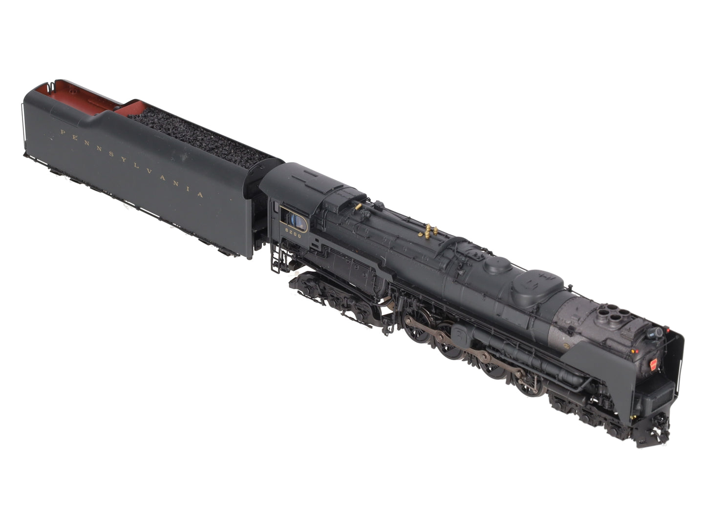 Broadway Limited 6186 HO PRR S2 6-8-6 Turbine Steam Locomotive w/Sound/DCC #6200 EX/Box