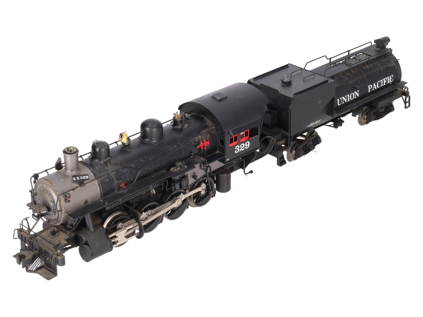 3rd Rail 329 Brass Union Pacific 2-8-0 Steam Locomotive #329 VG/Box