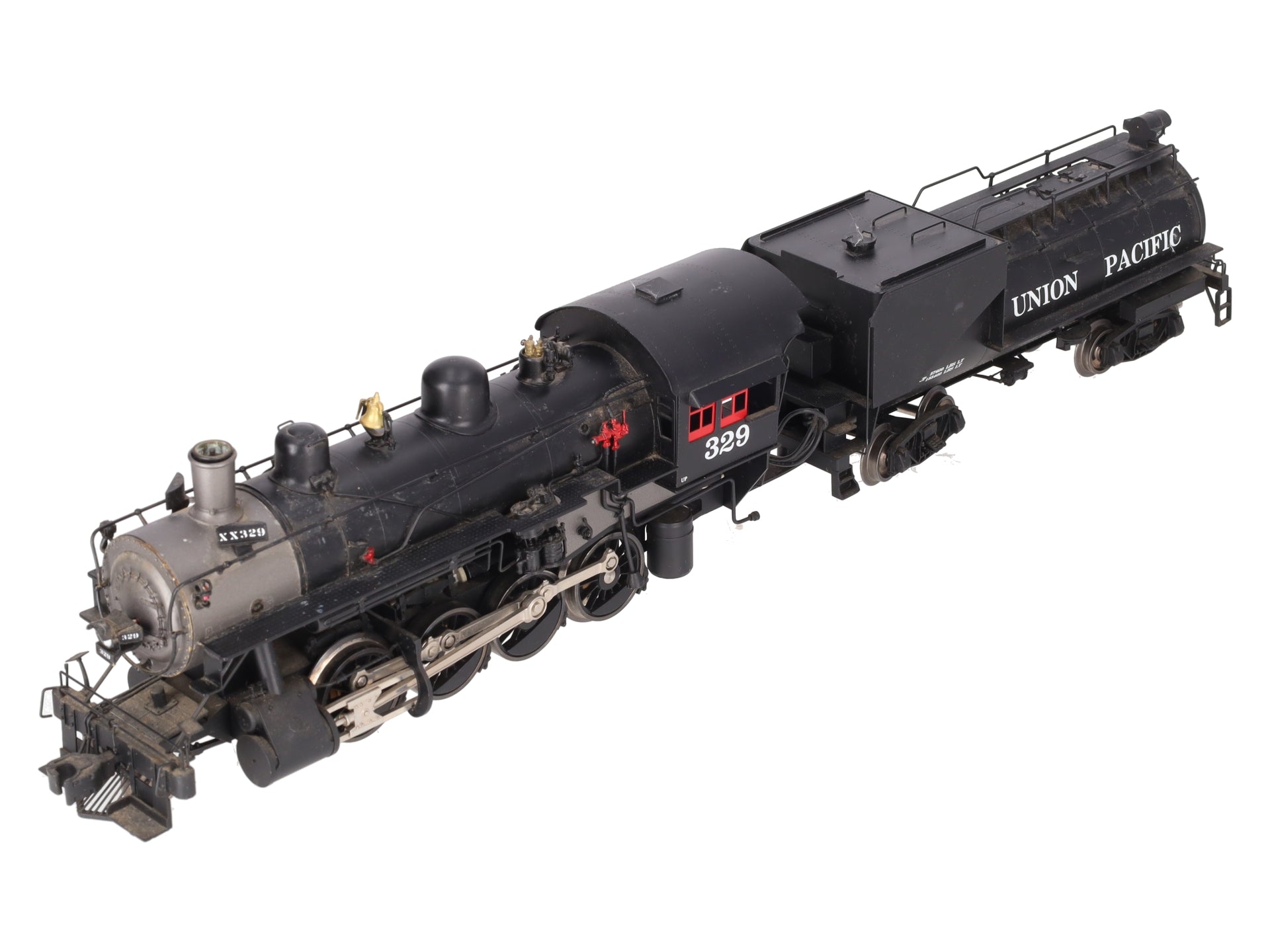 3rd Rail 329 Brass Union Pacific 2-8-0 Steam Locomotive #329 VG/Box