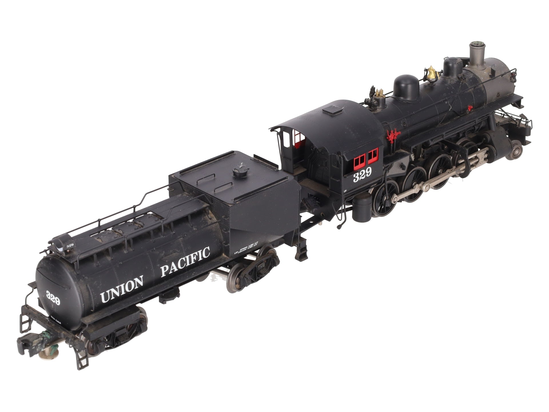 3rd Rail 329 Brass Union Pacific 2-8-0 Steam Locomotive #329 VG/Box