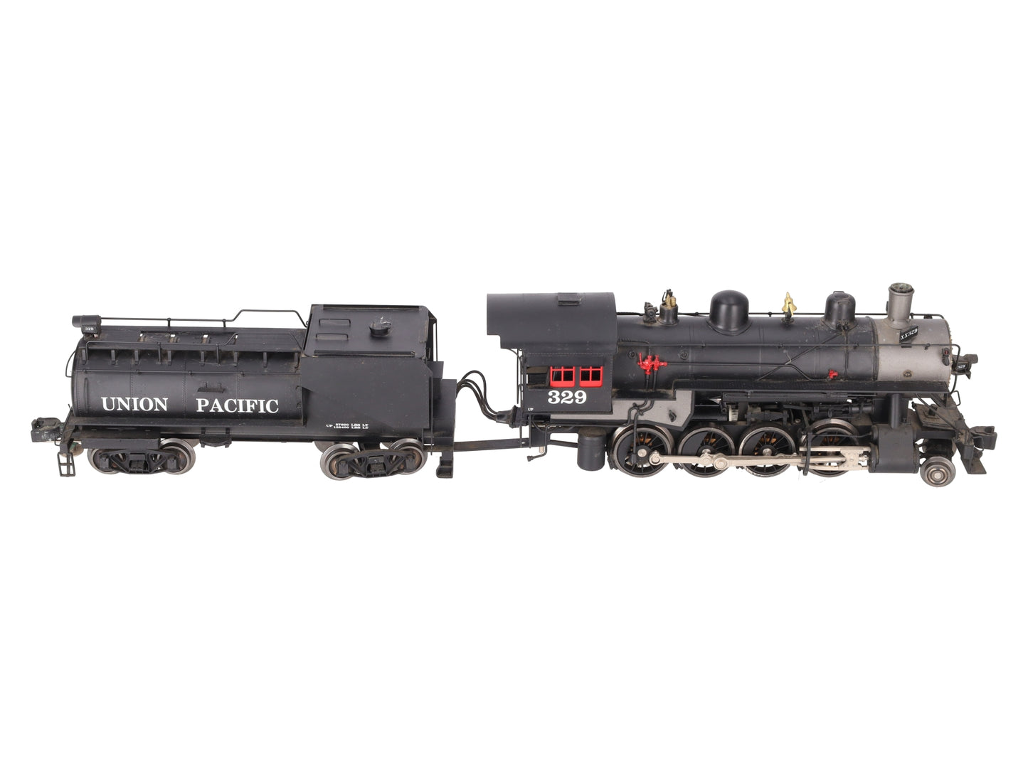 3rd Rail 329 Brass Union Pacific 2-8-0 Steam Locomotive #329 VG/Box