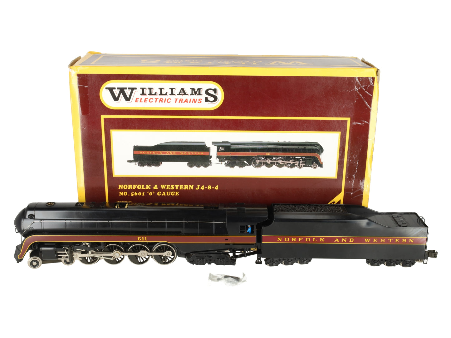 Williams 5601 O Gauge N&W BRASS 4-8-4 J Class Steam Engine and Tender #611 EX/Box