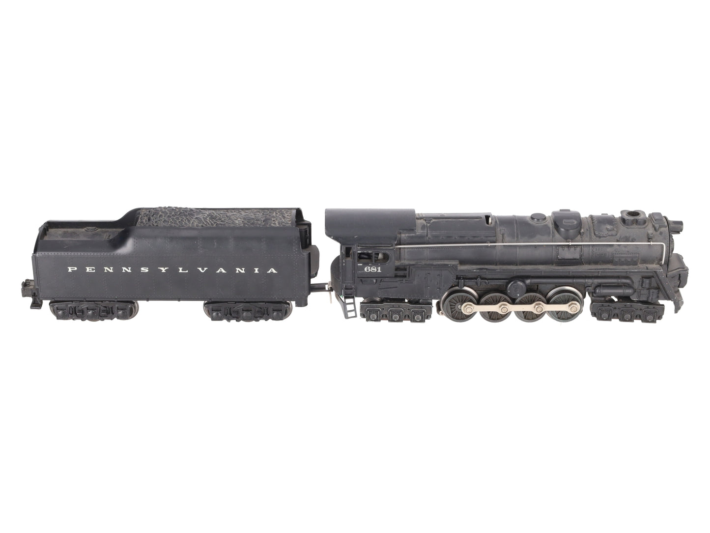 Lionel 681 Vintage O 6-8-6 Diecast S2 Steam Locomotive & 2671W Tender VG