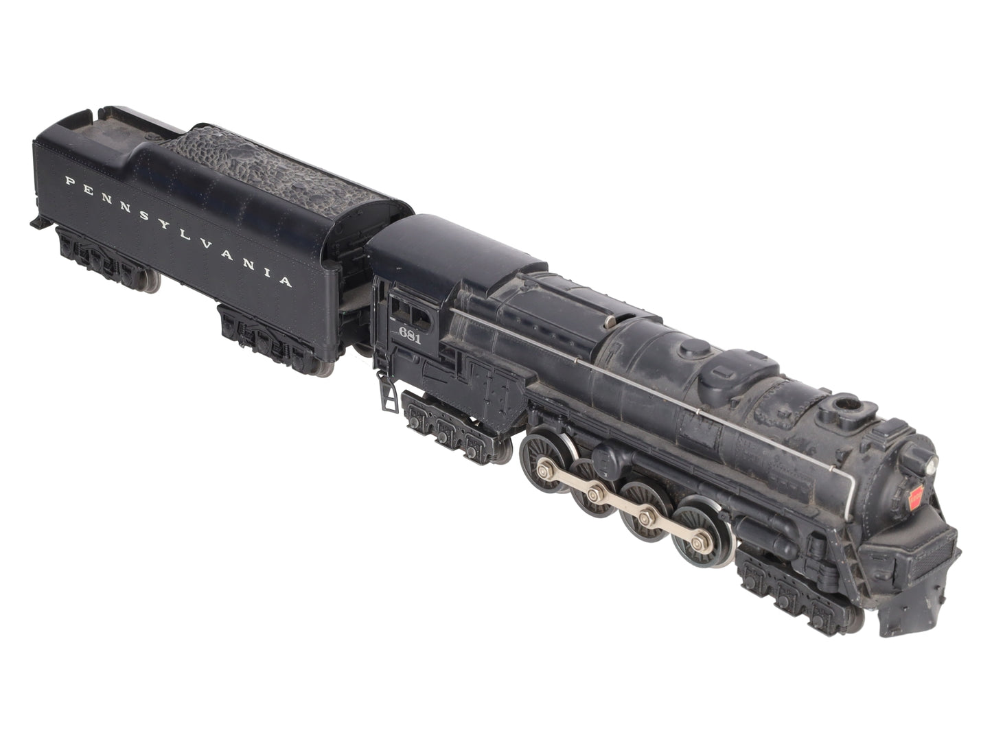 Lionel 681 Vintage O 6-8-6 Diecast S2 Steam Locomotive & 2671W Tender VG