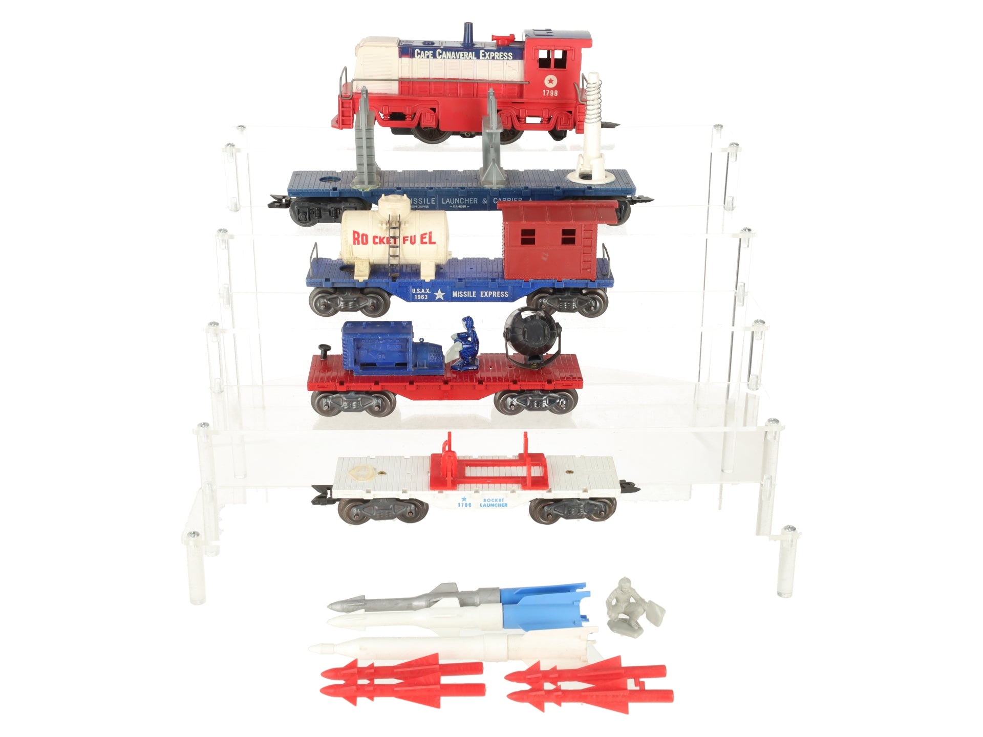 Marx 26750 Vintage O Cape Canaveral Electric Train Set VG