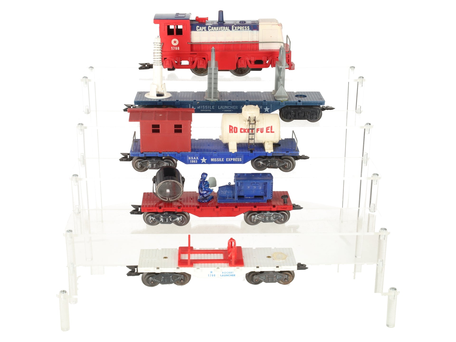 Marx 26750 Vintage O Cape Canaveral Electric Train Set VG